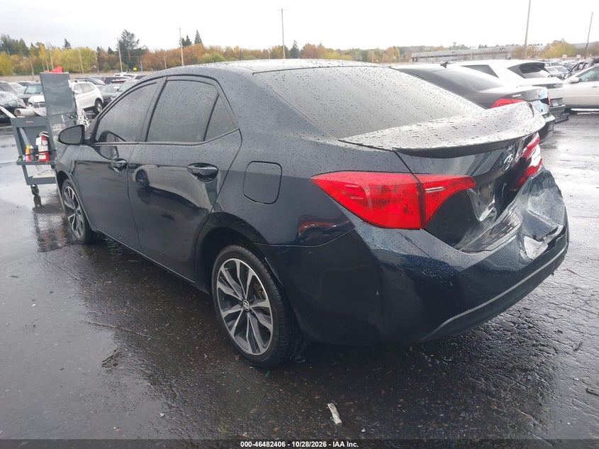 Vin: 2t1burhe0hc770377, lot: 46982790, toyota corolla se 20173