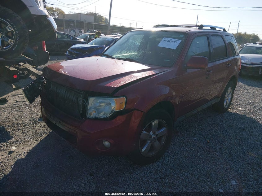 2012 Ford Escape Limited, По кругу, IAAI, VIN 1FMCU9E78CKC05355 — фото 2