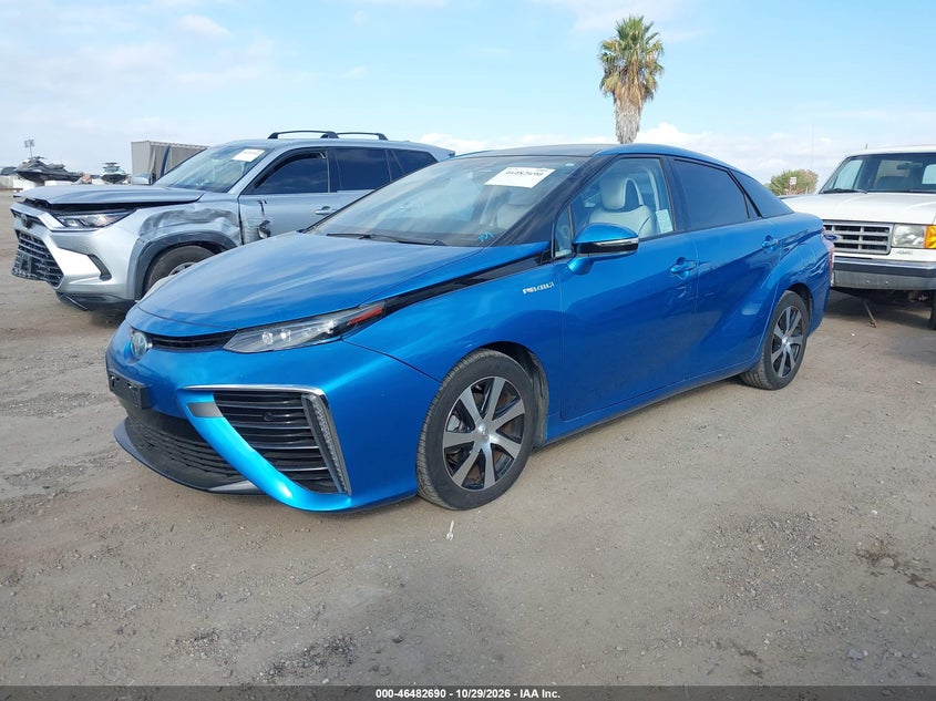 Vin: jtdbvrbd5ha003755, lot: 46983074, toyota mirai 20172