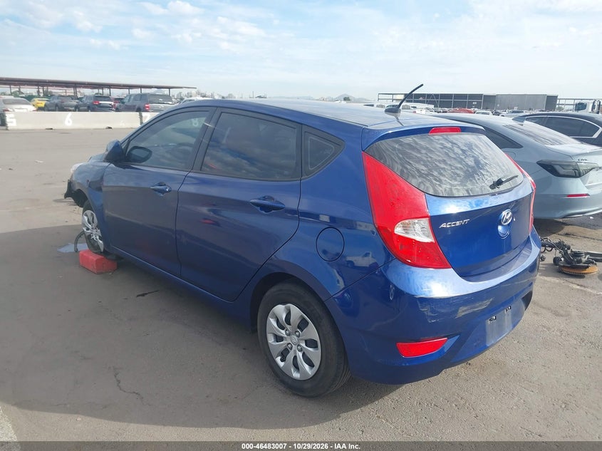 Vin: kmhct5ae9hu301734, lot: 46983391, hyundai accent se 20173