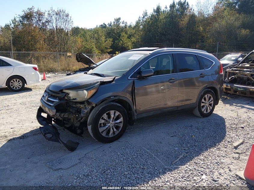 Vin: 5j6rm3h76cl002153, lot: 46983471, honda cr-v ex-l 20122