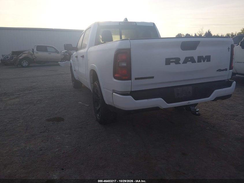 Vin: 1c6rrffg4sn509199, lot: 46983601, ram 1500 big horn  4x4 5'7 box 20253