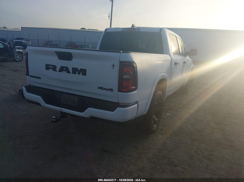 Vin: 1c6rrffg4sn509199, lot: 46983601, ram 1500 big horn  4x4 5'7 box 20254