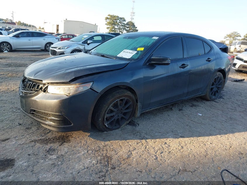 2016 Acura Tlx V6 Tech, Right Rear, IAAI, VIN 19UUB2F57GA001968 — photo 2