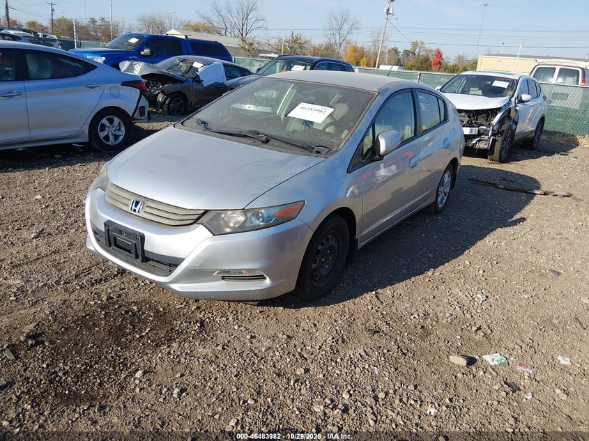 Vin: jhmze2h72as001631, lot: 46984366, honda insight ex 20102