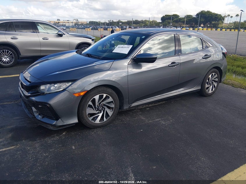 Vin: shhfk7h23ju229969, lot: 46984537, honda civic lx 20182