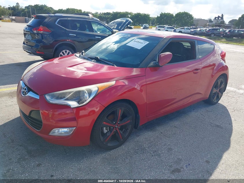 Vin: kmhtc6ad8gu281410, lot: 46984801, hyundai veloster 20162