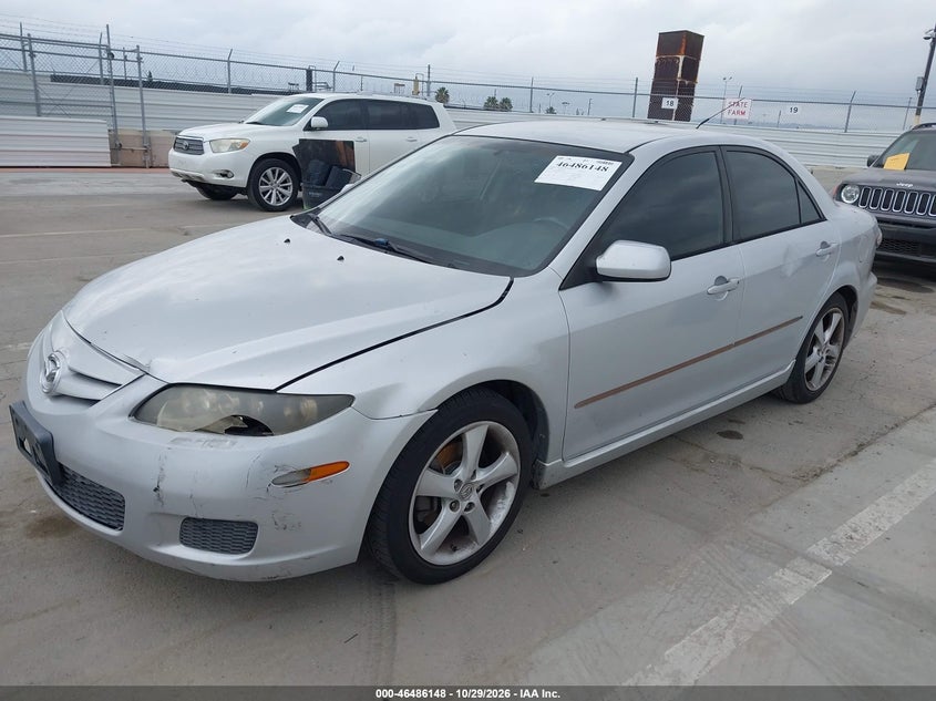 2008 Mazda Mazda6 I Sport Ve, Front End, IAAI, VIN 1YVHP80C485M12812 — photo 2