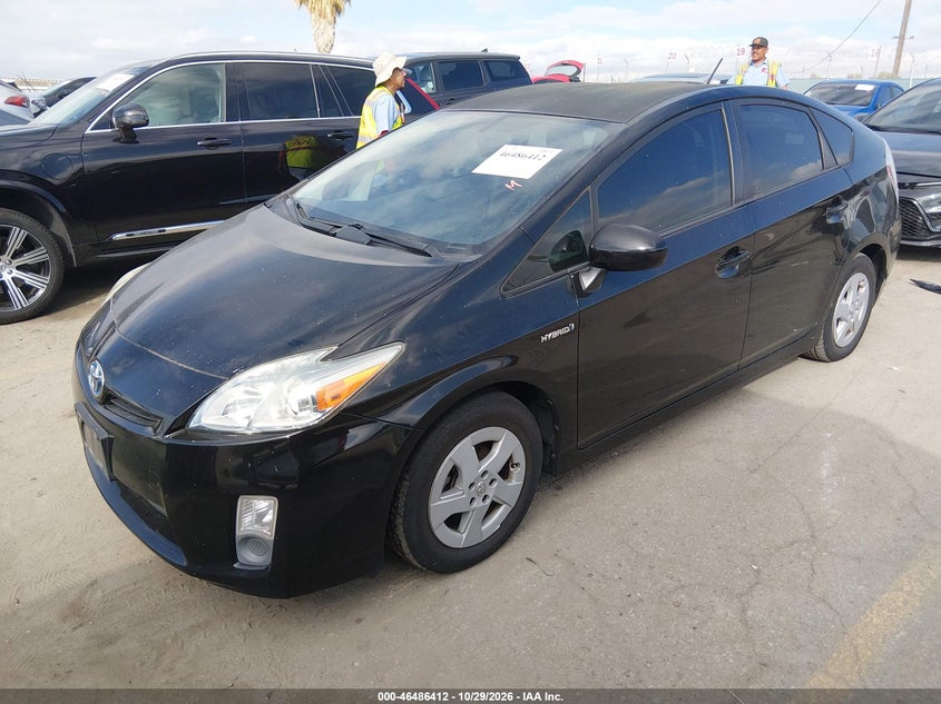 Vin: jtdkn3du1b1382092, lot: 46986796, toyota prius two 20112