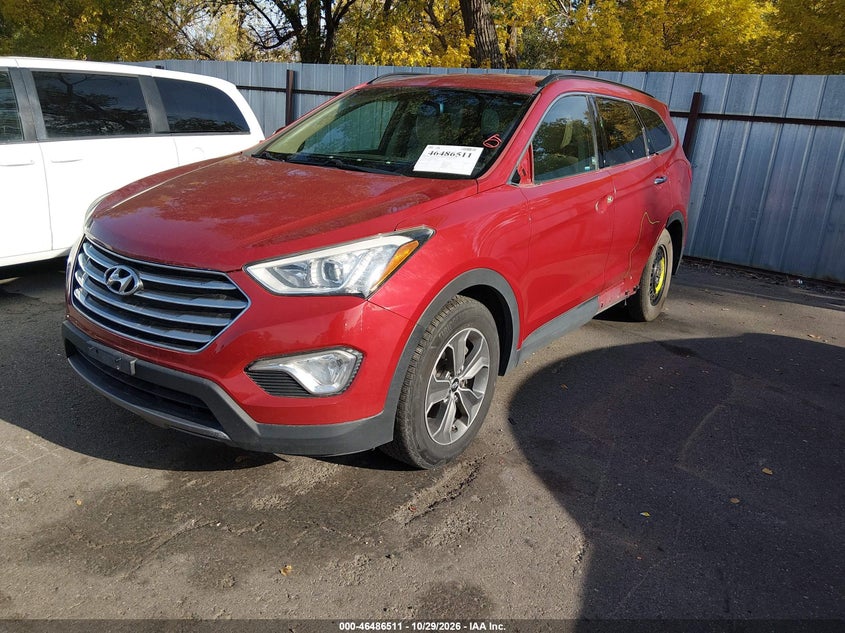 Vin: km8sndhf9du009266, lot: 46986895, hyundai santa fe gls 20132