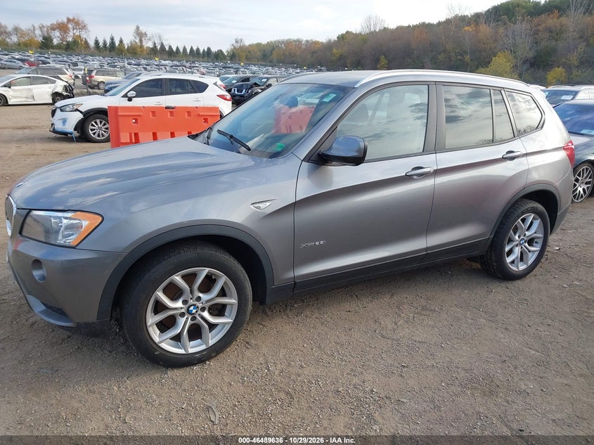 2013 BMW X3 xDrive28I, Неизвестно, IAAI, VIN 5UXWX9C51D0D01787 — фото 2
