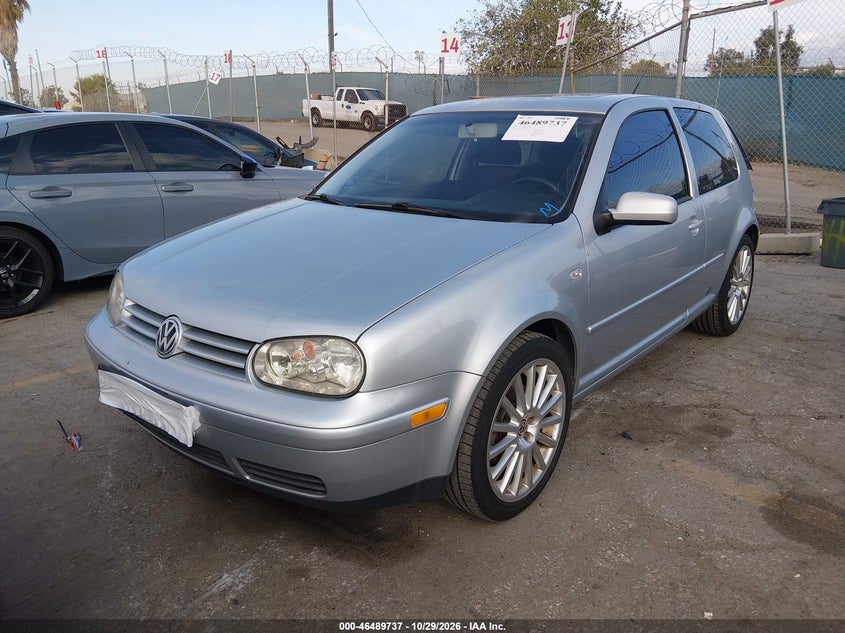 2003 Volkswagen Gti 1.8T, Левый зад, IAAI, VIN 9BWDE61J434041540 — фото 2