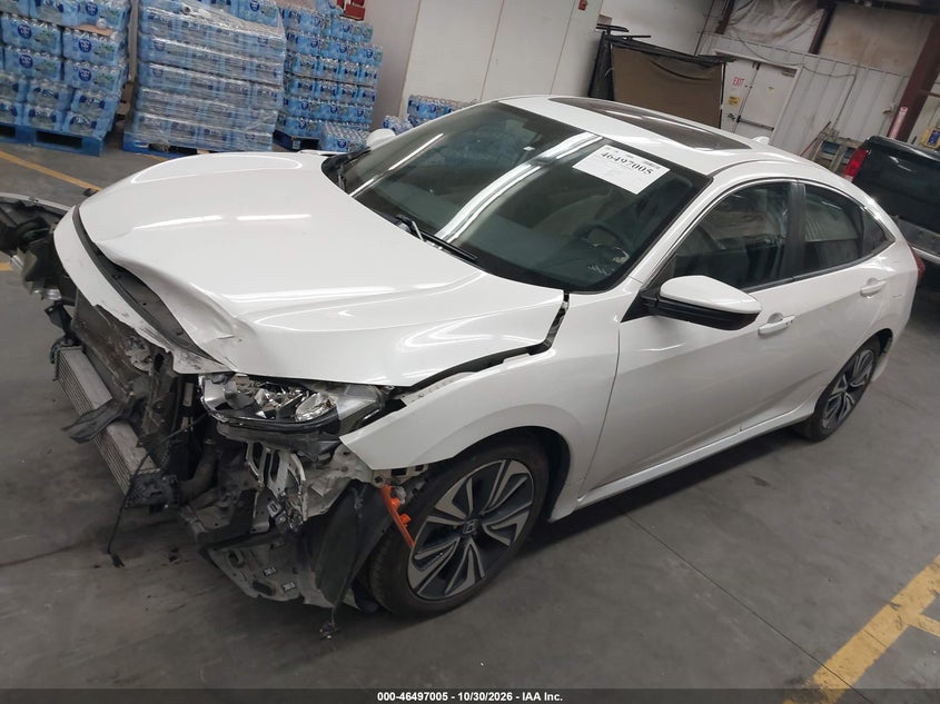 Vin: 19xfc1f32he031696, lot: 46997414, honda civic ex-t 20172
