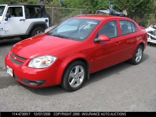 2008 Chevrolet Cobalt Lt VIN: 1G1AL58F287205364 Lot: 4730817