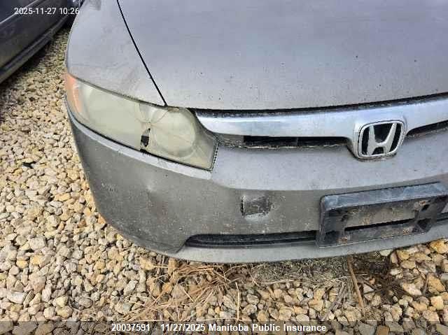 2007 Honda Civic Lx VIN: 2HGFA16557H105253 Lot: 20037591