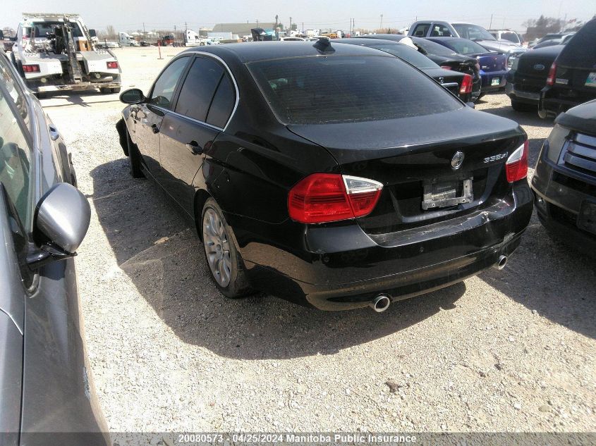 2008 BMW 335Xi VIN: WBAVD53538A283091 Lot: 20080573