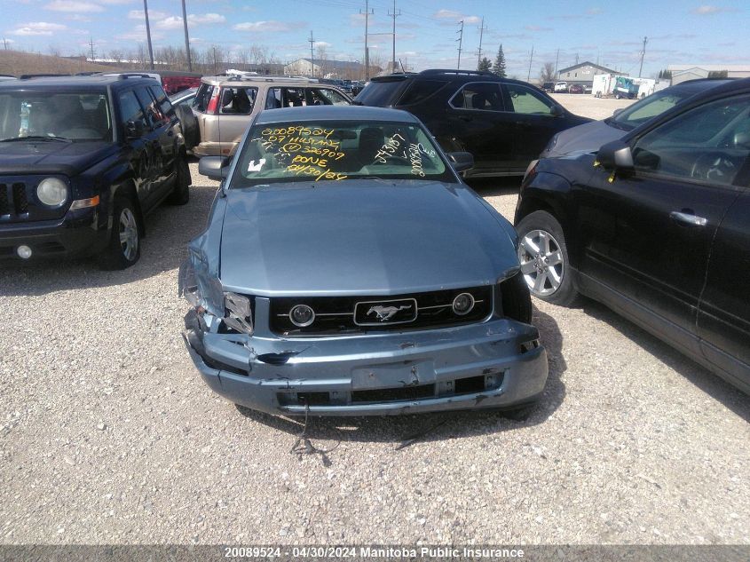 2007 Ford Mustang VIN: 1ZVFT80N875326909 Lot: 20089524