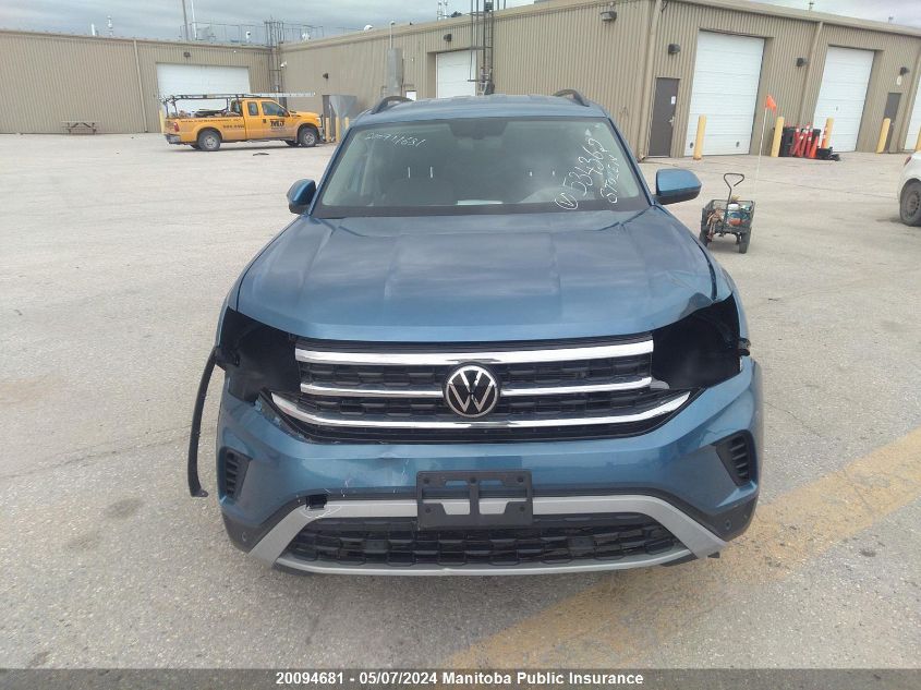 2021 Volkswagen Atlas Comfortline VIN: 1V2LR2CA9MC534362 Lot: 20094681