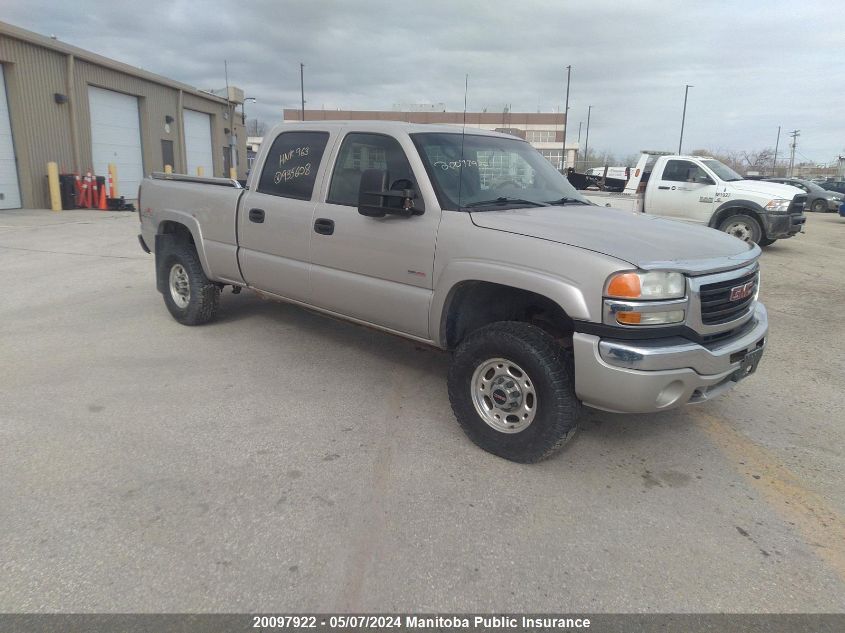 2005 GMC Sierra 2500 Hd Slt Crew Cab VIN: 1GTHK23295F935608 Lot: 20097922