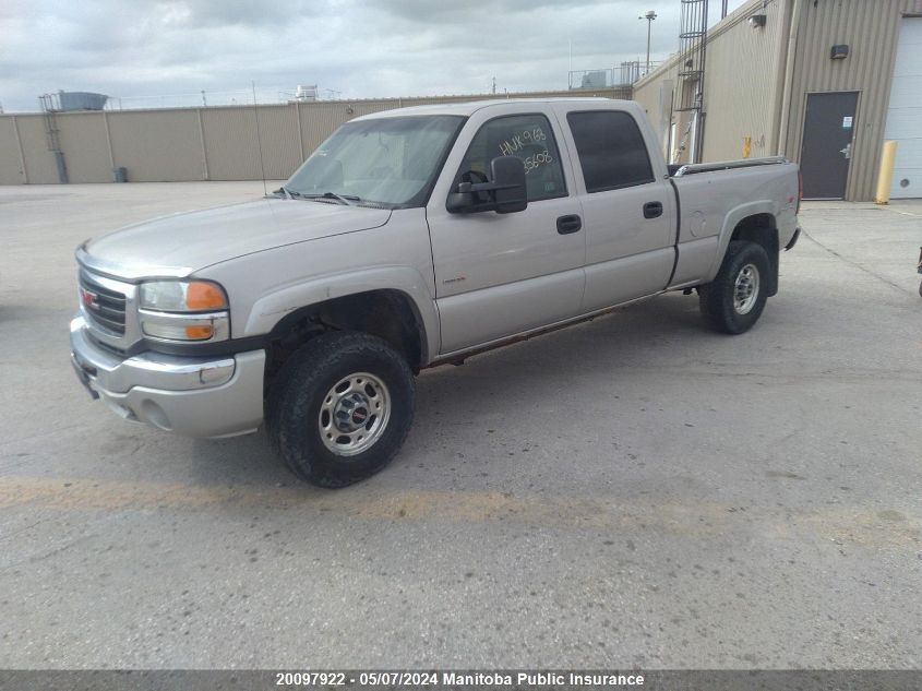 2005 GMC Sierra 2500 Hd Slt Crew Cab VIN: 1GTHK23295F935608 Lot: 20097922