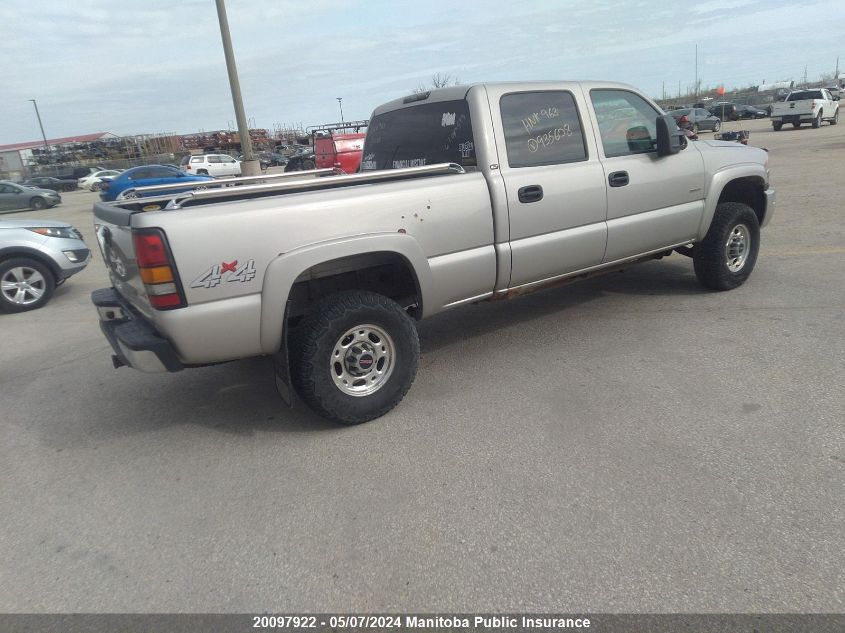 2005 GMC Sierra 2500 Hd Slt Crew Cab VIN: 1GTHK23295F935608 Lot: 20097922