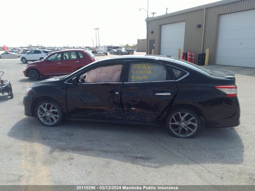 2015 Nissan Sentra 1.8 Sr VIN: 3N1AB7AP6FL642644 Lot: 20110296