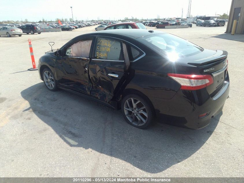 2015 Nissan Sentra 1.8 Sr VIN: 3N1AB7AP6FL642644 Lot: 20110296