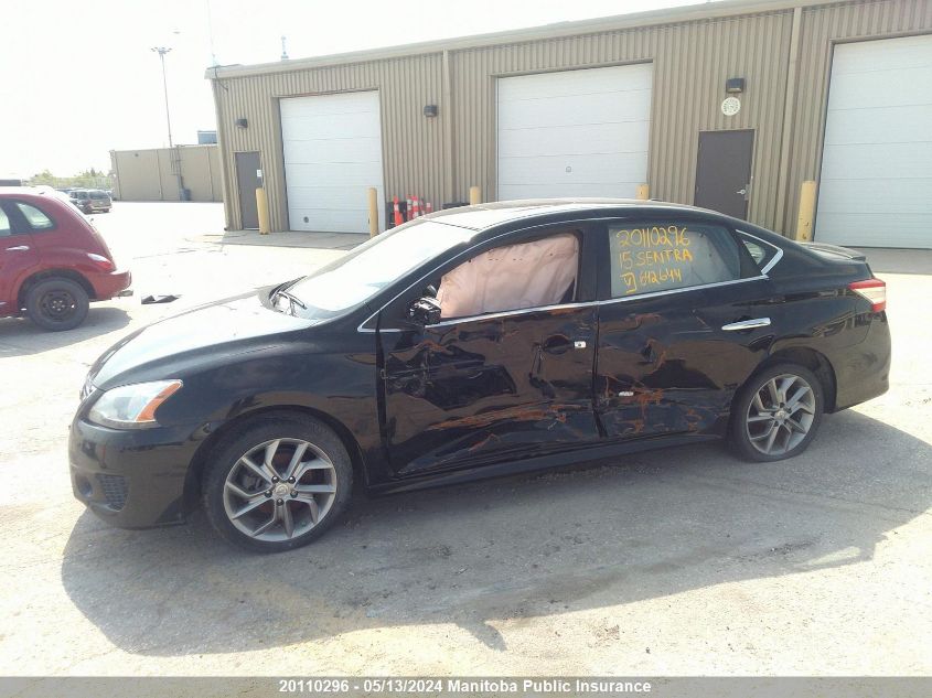 2015 Nissan Sentra 1.8 Sr VIN: 3N1AB7AP6FL642644 Lot: 20110296