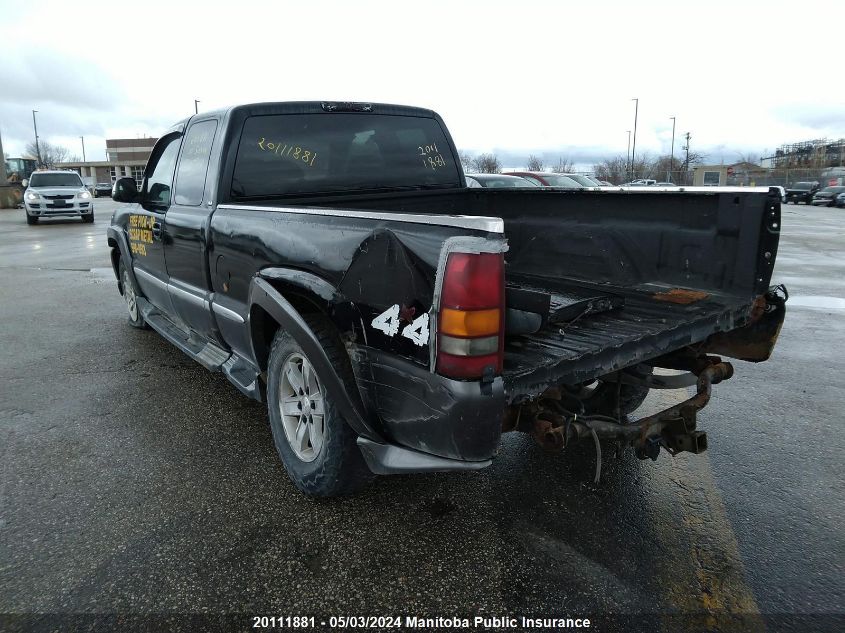 2000 GMC Sierra 1500 Sle Ext Cab VIN: 1GTEK19V1YE417842 Lot: 20111881