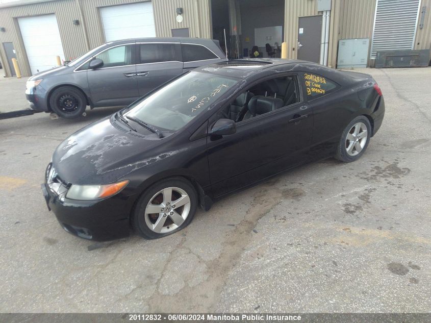 2008 Honda Civic Ex-L VIN: 2HGFG12968H001024 Lot: 20112832