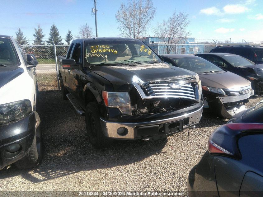 2010 Ford F150 Super Cab VIN: 1FTEX1E83AFB80143 Lot: 20114844