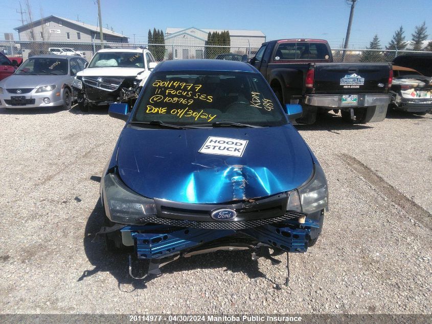 2011 Ford Focus Ses VIN: 1FAHP3GN8BW108969 Lot: 20114977