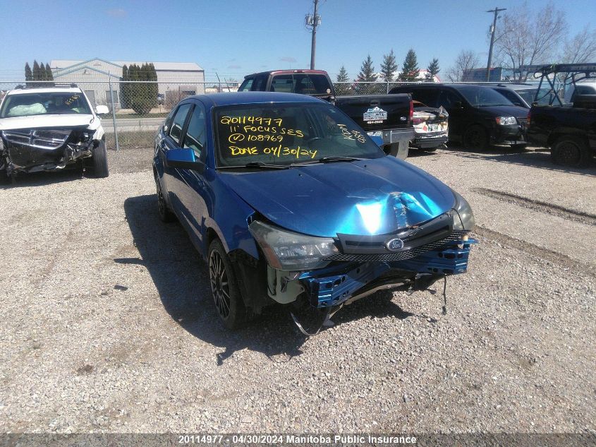 2011 Ford Focus Ses VIN: 1FAHP3GN8BW108969 Lot: 20114977