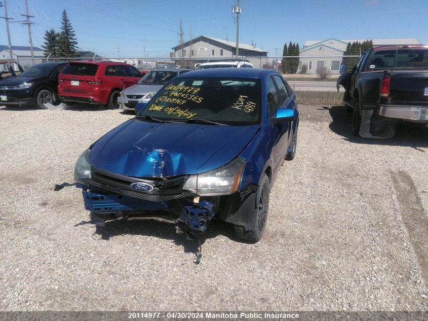 2011 Ford Focus Ses VIN: 1FAHP3GN8BW108969 Lot: 20114977