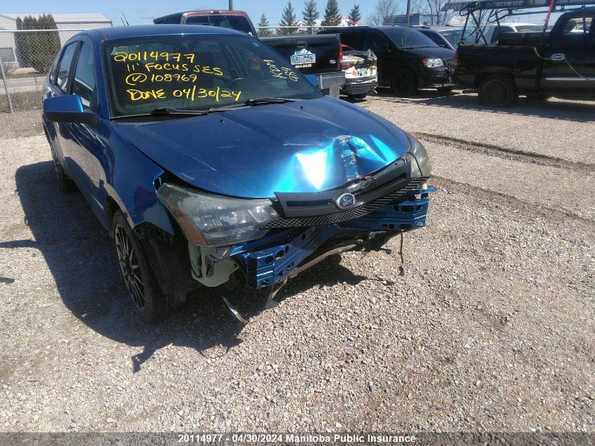 2011 Ford Focus Ses VIN: 1FAHP3GN8BW108969 Lot: 20114977