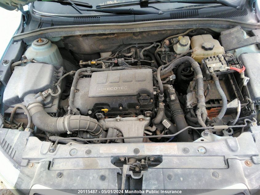 2012 Chevrolet Cruze Lt Turbo VIN: 1G1PF5SC8C7219715 Lot: 20115487