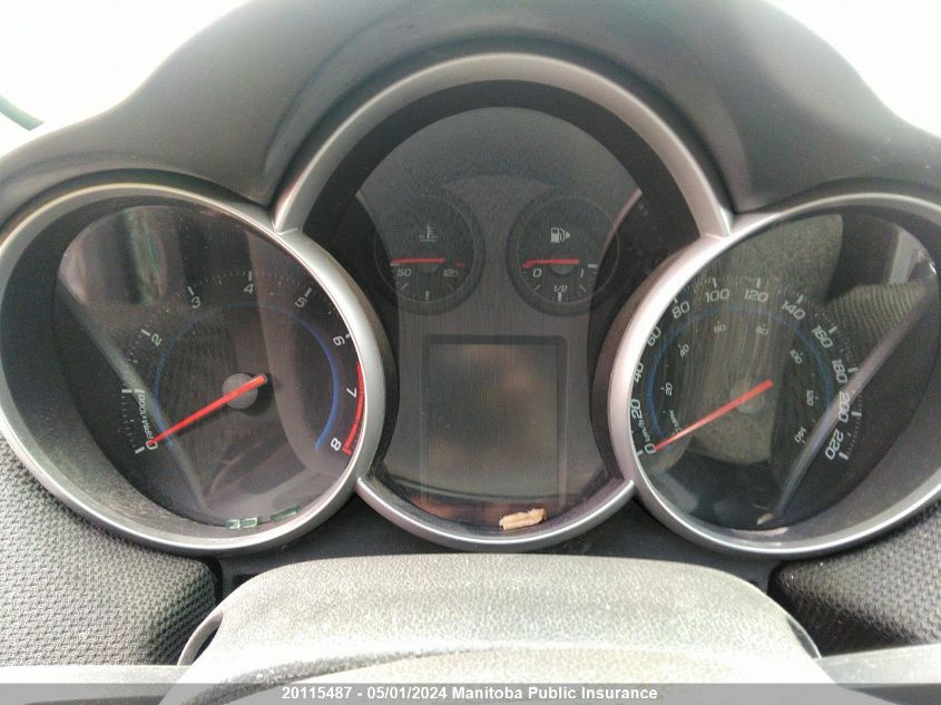 2012 Chevrolet Cruze Lt Turbo VIN: 1G1PF5SC8C7219715 Lot: 20115487