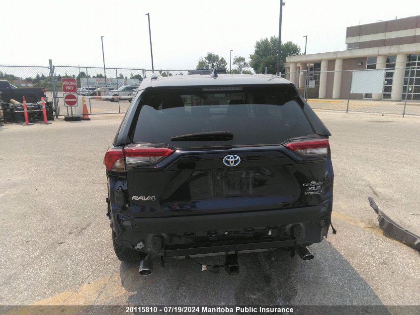 2021 Toyota Rav4 Xle Hybrid VIN: 2T3RWRFV6MW114468 Lot: 20115810