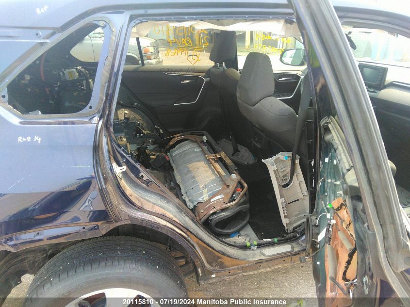 2021 Toyota Rav4 Xle Hybrid VIN: 2T3RWRFV6MW114468 Lot: 20115810