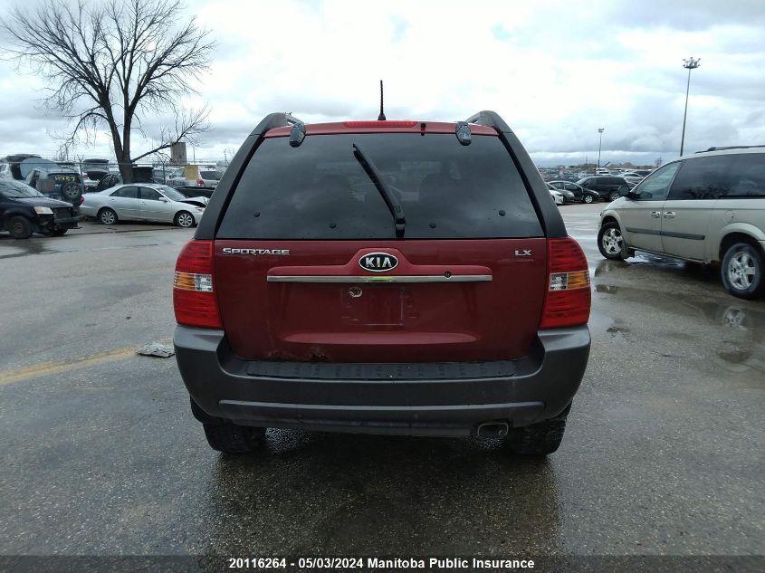 2007 Kia Sportage Lx VIN: KNDJF722977437846 Lot: 20116264