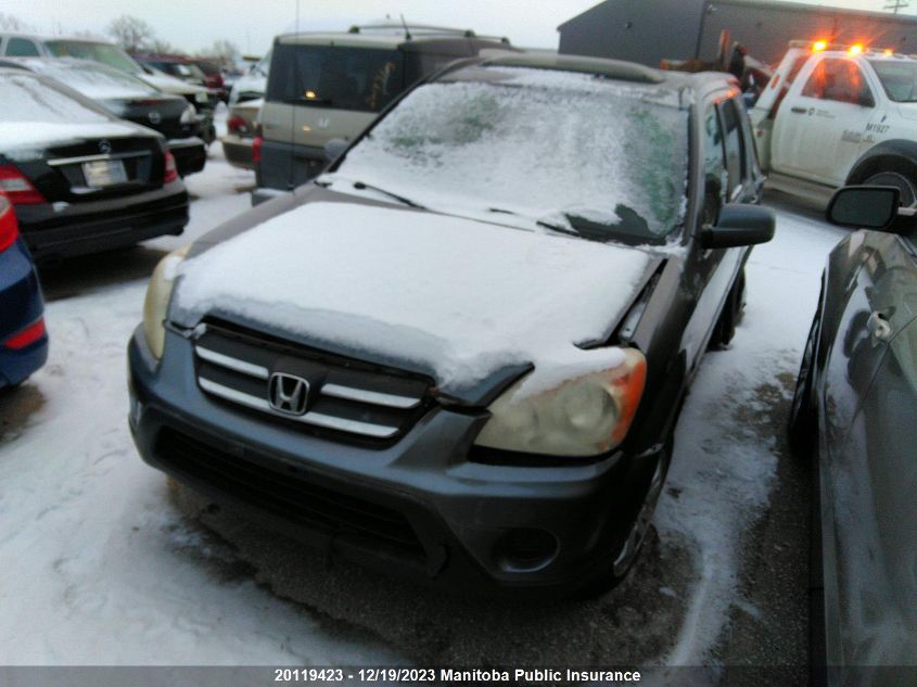 2005 Honda Cr-V Ex-L VIN: JHLRD789X5C808145 Lot: 20119423