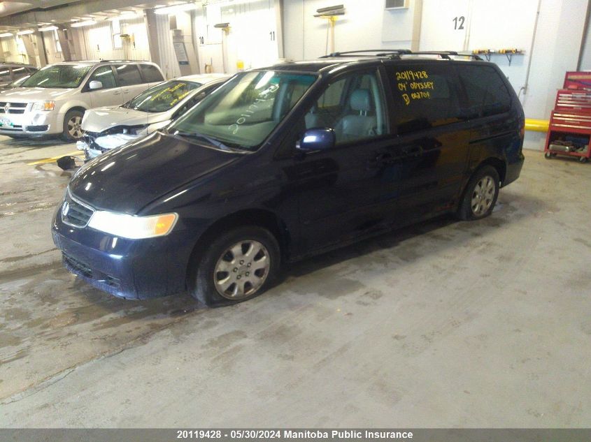 2004 Honda Odyssey Ex-L VIN: 2HKRL18064H002708 Lot: 20119428