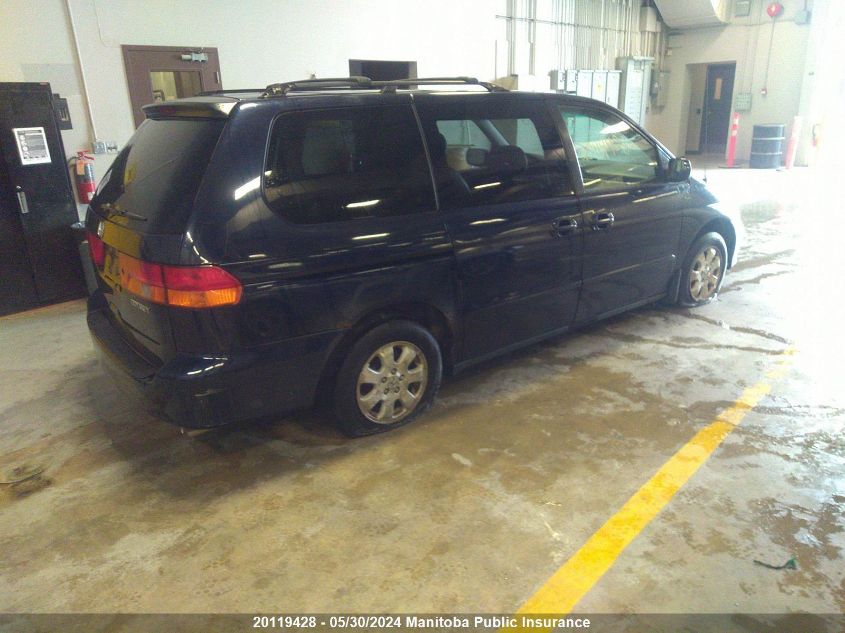 2004 Honda Odyssey Ex-L VIN: 2HKRL18064H002708 Lot: 20119428