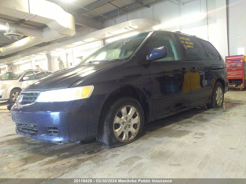 2004 Honda Odyssey Ex-L VIN: 2HKRL18064H002708 Lot: 20119428