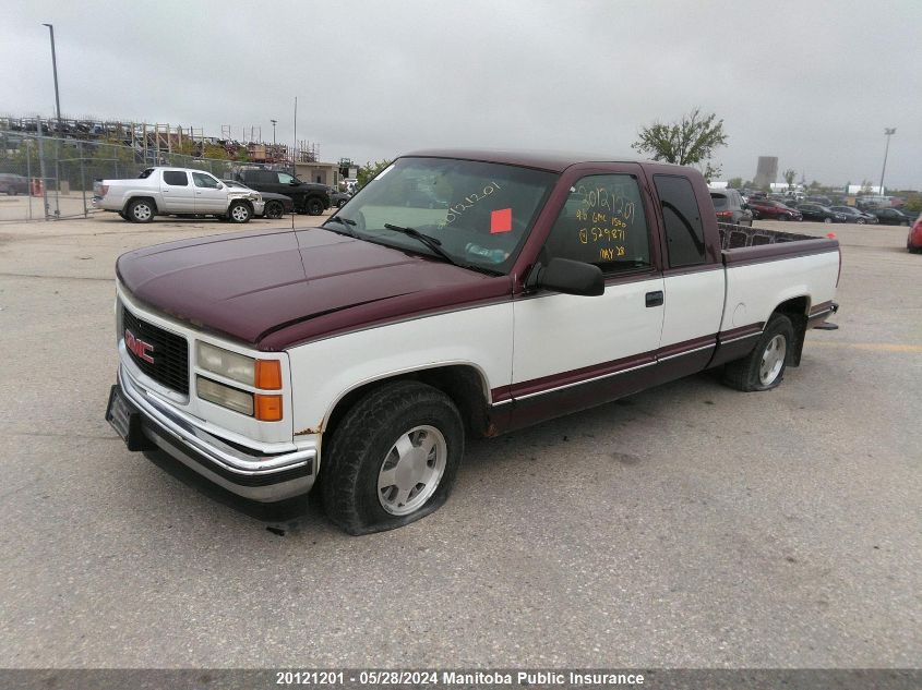 1996 GMC C/R 1500 4+Cab VIN: 1GTEC19R8TE529871 Lot: 20121201