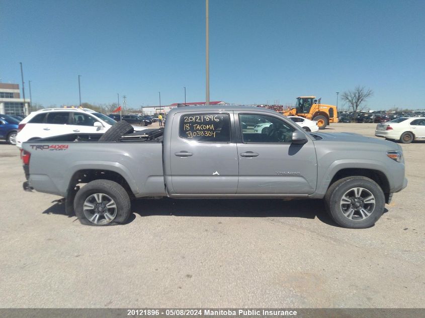 2018 Toyota Tacoma Dbl Cab/Sr5/Trd Sport/Or VIN: 5TFDZ5BN2JX038304 Lot: 20121896