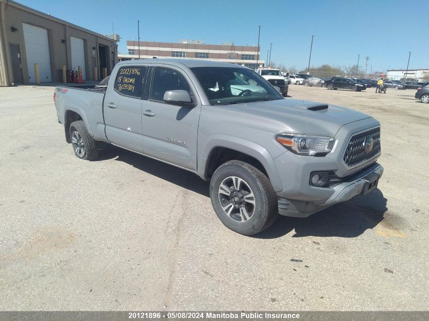 2018 Toyota Tacoma Dbl Cab/Sr5/Trd Sport/Or VIN: 5TFDZ5BN2JX038304 Lot: 20121896