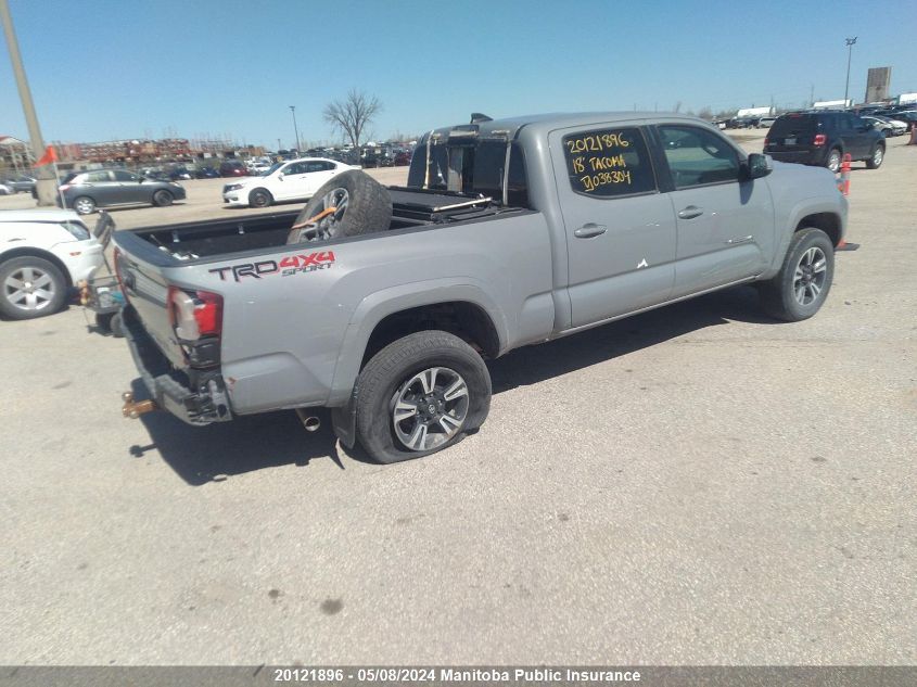 2018 Toyota Tacoma Dbl Cab/Sr5/Trd Sport/Or VIN: 5TFDZ5BN2JX038304 Lot: 20121896