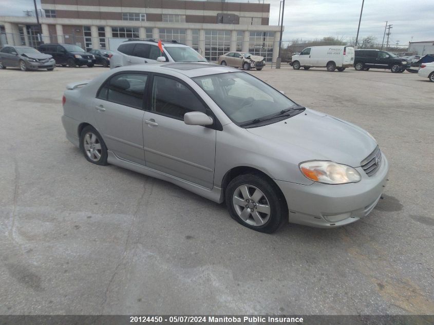 2004 Toyota Corolla Sport VIN: 2T1BR32E64C824525 Lot: 20124450