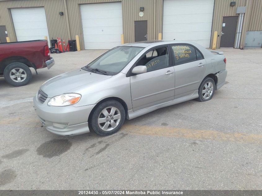 2004 Toyota Corolla Sport VIN: 2T1BR32E64C824525 Lot: 20124450